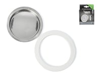 Spare Gasket Bialetti Silicone and Stainless Steel Filter for 4-Cup Coffee Maker