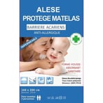 Alése (160x200) Protège-Matelas Imperméable Anti-Acariens Anti-Allergique