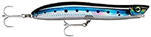 Rapala - Leurre de Pêche MaxRap Walk'n Roll - Matériel de Pêche avec Construction Solide - Leurre Pêche en Mer - Fabriqué en Estonie - Prof de Nage Surface - Taille 13 cm / 29 g - HD Blue Sardine