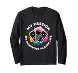 My Passion My Classic Dominoes Board Game Dominoes Player Long Sleeve T-Shirt