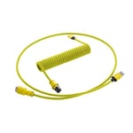 Cablemod Pro Coiled Cable - Dominator Yellow 1.5m Usb A Usb C Gult