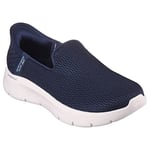 Skechers Femme Women's Hands Free Slip-ins Go Walk Flex-Relish Basket, Bleu Marine, 41 EU Large