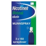 Nicotinell munnspr 1mg/sp mint - 2X150 doser Røykeslutt Helse & livsstil