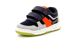 KICKERS Garçon Unisex Kinder KALIDO Basket, Marine Gris Orange, 33 EU