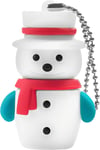 BorlterClamp Clé USB Mignonne Modèle de Bonhomme de Neige 32 Go Cadeaux de Noël pour Nouvelle Année Fantaisie USB Mémoire Stick Pendrive