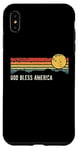 iPhone XS Max God Bless America Sunset Distressed Style Design Case