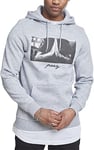 Mister Tee Men's Pray Hoody, Heather Grey, XL