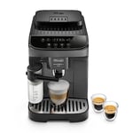 De'Longhi Magnifica Evo ECAM292.52.GB, Automatic Coffee Machine with Milk Frother, LatteCrema Small Carafe, Bean to Cup Coffee and Cappuccino Maker, 1450W, Black