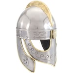 Casque de réplique antique Beowulf pour gn Argenté Acier Vidaxl