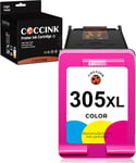 305XL Cartouches d'encre Remplacement pour HP Cartouche 305 XL Couleur DeskJet 2820e 2800e 2822e 2821e 2823e 4220e 4222e 4230e Envy 6032e 6010 6020e 6022 6030 6032 6420e 6430 6420 Imprimante