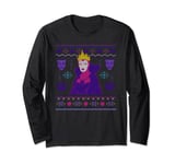 Disney Villains Snow White Evil Queen Christmas Sweater Manche Longue