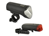 Fischer Sykkel Led Lyssett 60/30/15 Lux, Levetid Opptil 50 000 Timer, Stvzo Godkjent - 1 Stk (85347)