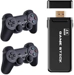 Wireless Game Joystick Controller, 4K 32G 3500 Classic Game Stick Video Game Console Mini Retro Controller HDMI Output Dual Player 2.4G USB Wireless Console