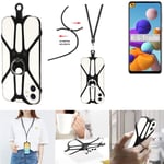 Mobile phone strap for Samsung Galaxy A21s Cell phone ring Lanyard