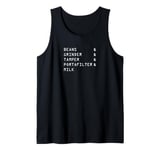 Barista Coffee Espresso Cappuccino Coffee Machine Tank Top