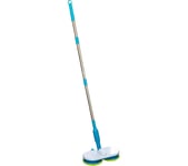 FLOATING MOP 1514 Upright Hard Floor Cleaner - White & Blue