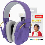 Muffy Casque Anti-Bruit : Protection Auditive Pour Enfants Jusqu'À 16 Ans - Ce Certifié - Confortable Et Réglable - Prévient Les Troubles Auditifs - Robuste Et Facile À Ranger Voilet