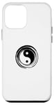 iPhone 12 mini Small Circle Yin-Yang Black Case