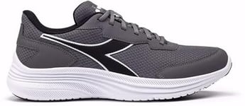 Diadora Homme Eagle 7 Chaussure de Gymnastique, Steel Gray Black, 45.5 EU