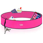 Formbelt® Sac Banane-Ceinture Running pour Ranger Le Smartphone, Les clefs et la Gourde - Sport, Course à Pied, Yoga, Fitness, Velo (Rose, M)