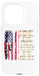 Coque pour iPhone 15 Pro T-shirt design Home Of The Free Because Of The Brave