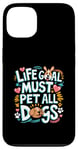 Coque pour iPhone 13 Pet All Dogs : un objectif de vie pour les vrais amateurs de chiens