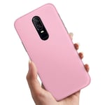 OnePlus 7 - Skal/Mobilskal Ljusrosa Ljusrosa