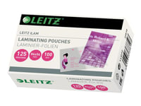 Lamineringsfickor Leitz 54X86 Mm 125 Micron - (100 St)