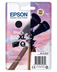 Epson 502XL Black Binoculars, High Yield Genuine Ink Cartridge Black XL High Cap