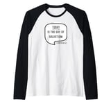 TODAY is The Day of Salvation 2 Cor. 6:2 Evangelism Gospel Raglan Baseball Tee