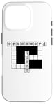 iPhone 16 Pro Crossword Queen Mind Puzzles Challenge Game Case