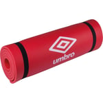 Umbro röd fitness- och yogamatta 190x58x1cm