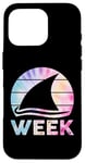 Coque pour iPhone 16 Pro 2025 Week Retro Shark Fin Lover Sea Ocean Animal Summer Trip