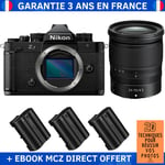 Nikon Zf + Z 24-70mm f/4 S + 3 Nikon EN-EL15C + Ebook '20 Techniques pour Réussir vos Photos' - Appareil Photo Hybride