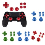 Poignée De Pouce + D-Pad Chromé Pour Sony Ps4 Dualshock Console Mod Ensemble