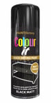 COLOUR IT QUICK DRYING MULTI-PURPOSE PAINT BLACK MATT FINISH 400ML