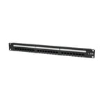 Eaton 24-port 1u 19" Patch Panel Cat6 Svart Cat6, Cat6a, Cat6e 1u