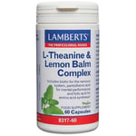 Lamberts L- Theanine and Lemon Balm Complex 60 Vegan Capsules