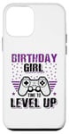 Coque pour iPhone 12 mini Birthday Girl Time To Level Up Jeu vidéo Nerd