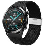 Bracelet Huawei Watch GT 4 46mm, 22mm Ajustable Tressé Extensible Élastique Sport Bracelet de Remplacement pour Huawei Watch GT3/GT3 Pro 46mm/GT5 46mm/GT2 46mm/GT2 Pro/GT 2e/GT Runner/GT Sport/Active