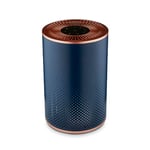 TOWER T673000BLG Desktop Air Purifier, Powerful HEPA 13 Filter with Multicolour Mood Lighting, Midnight Blue and Copper