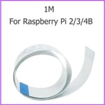 Câble plat et flexible pour caméra Raspberry Pi,15 broches,15 30 40 50 60 cm,1m 2m,ligne de câble ruban pour RPI 5 4B 3B + 3B,zéro 2 W/W - Type 1M