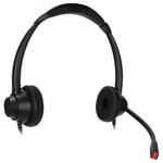 2.5Mm Office Headset Dual Ear Telephone Headphone With Noise Cancelling Mic MPF