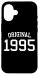 Coque pour iPhone 16 Original 1995, 30 ans pour homme et femme, 30e anniversaire