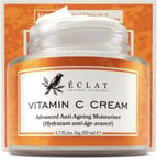 Organic Vitamin C Face Cream with Hyaluronic Acid & Retinol - Anti Ageing Moist