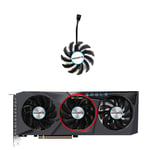 Ventilateur de Refroidissement de 75mm pour Carte Vidéo,Pièce de remplacement pour Gigabyte Radeon RX 6600 6700 XT RTX 3070 Ti Eagle,PLD08010S12H,3 Pièces - Type FAN-B