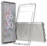 AquaFlex Transparent Anti-Shock Clear Case Slim Cover for Google Pixel 6A (2022)