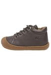 Naturino Chaussures Premiers Pas en Cuir doublés en Laine, Anthracite 29