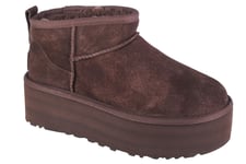 chaussures d'hiver Femme, UGG Classic Ultra Mini Platform, Marron