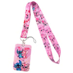 Lilo & Stitch Lanyard - Kontors- och skolarbete - ID-korthållare - Halsband - Telefon B